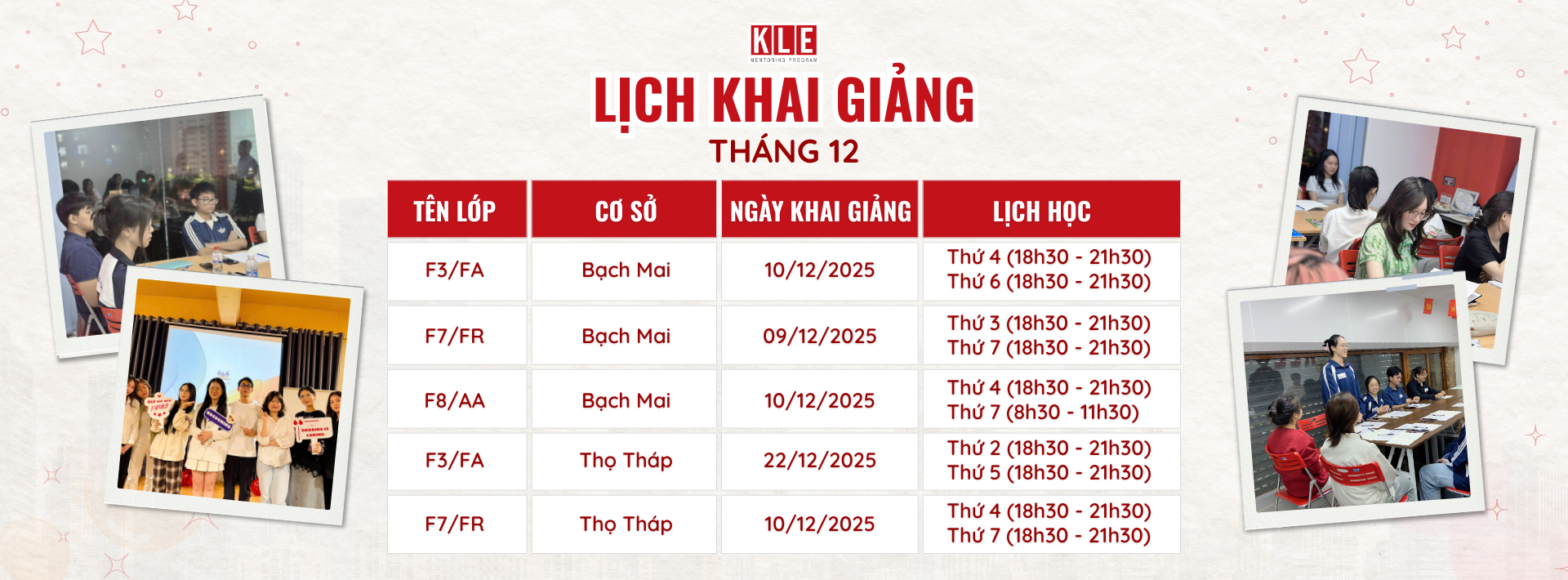 Khai giảng khóa học ACCA tháng 12/2025