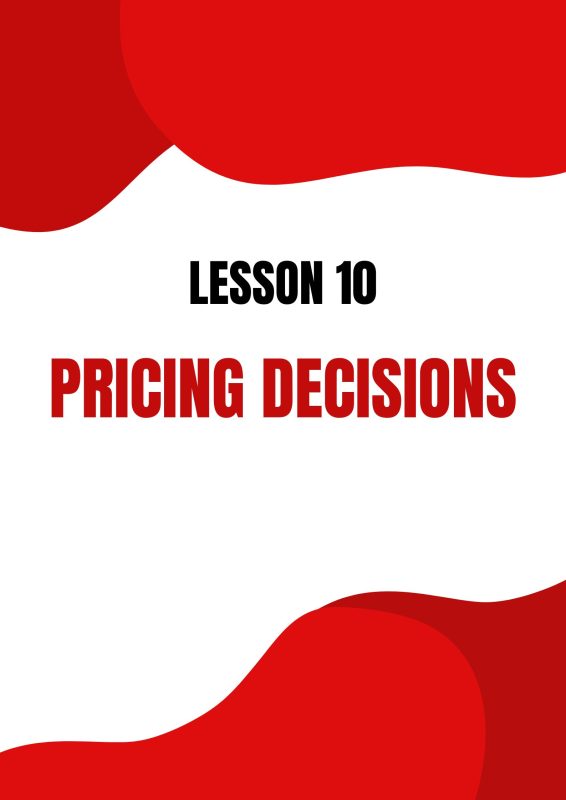 pricing-decisions